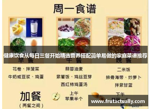 健康饮食从每日三餐开始精选营养搭配简单易做的家庭菜谱推荐