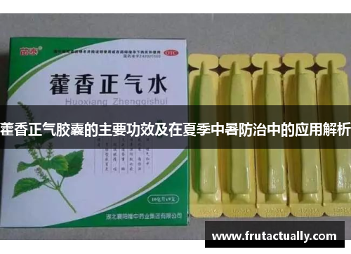 藿香正气胶囊的主要功效及在夏季中暑防治中的应用解析